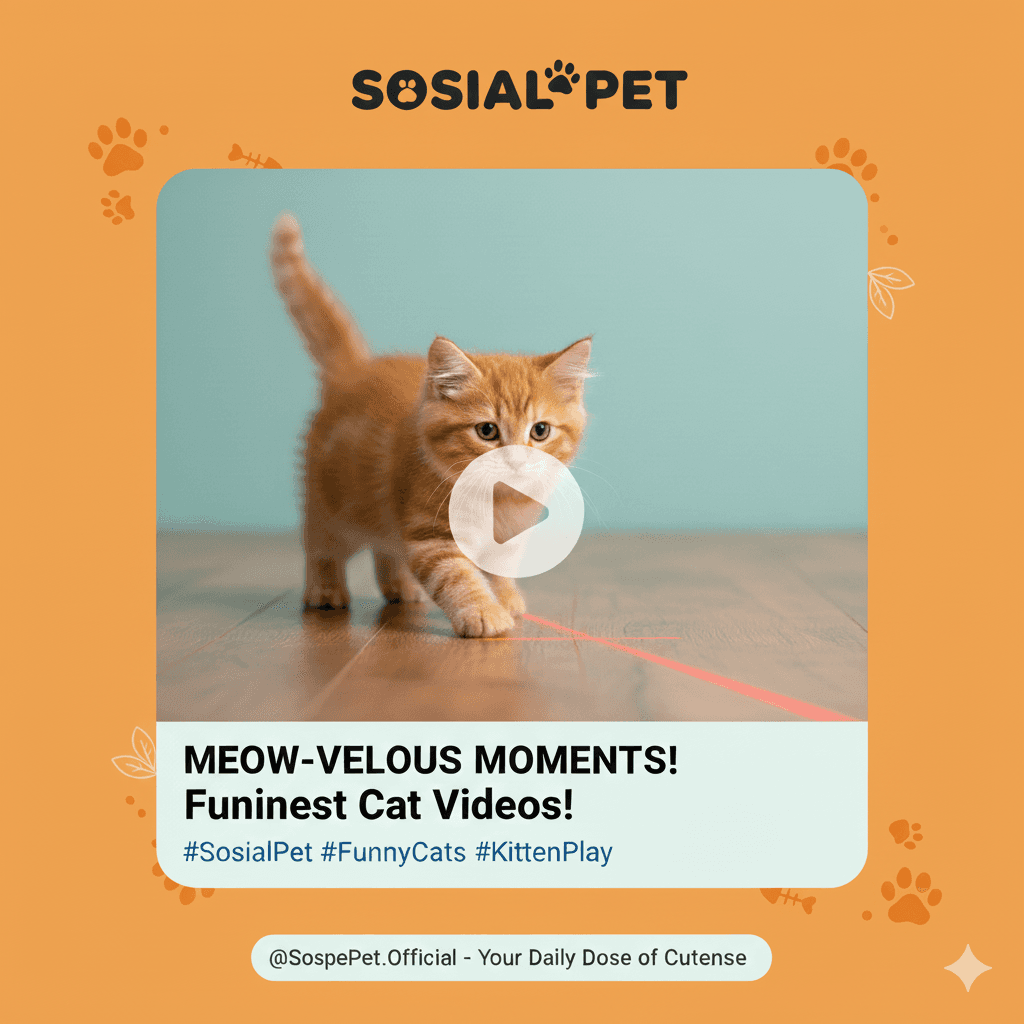 Cute cat video thumbnail